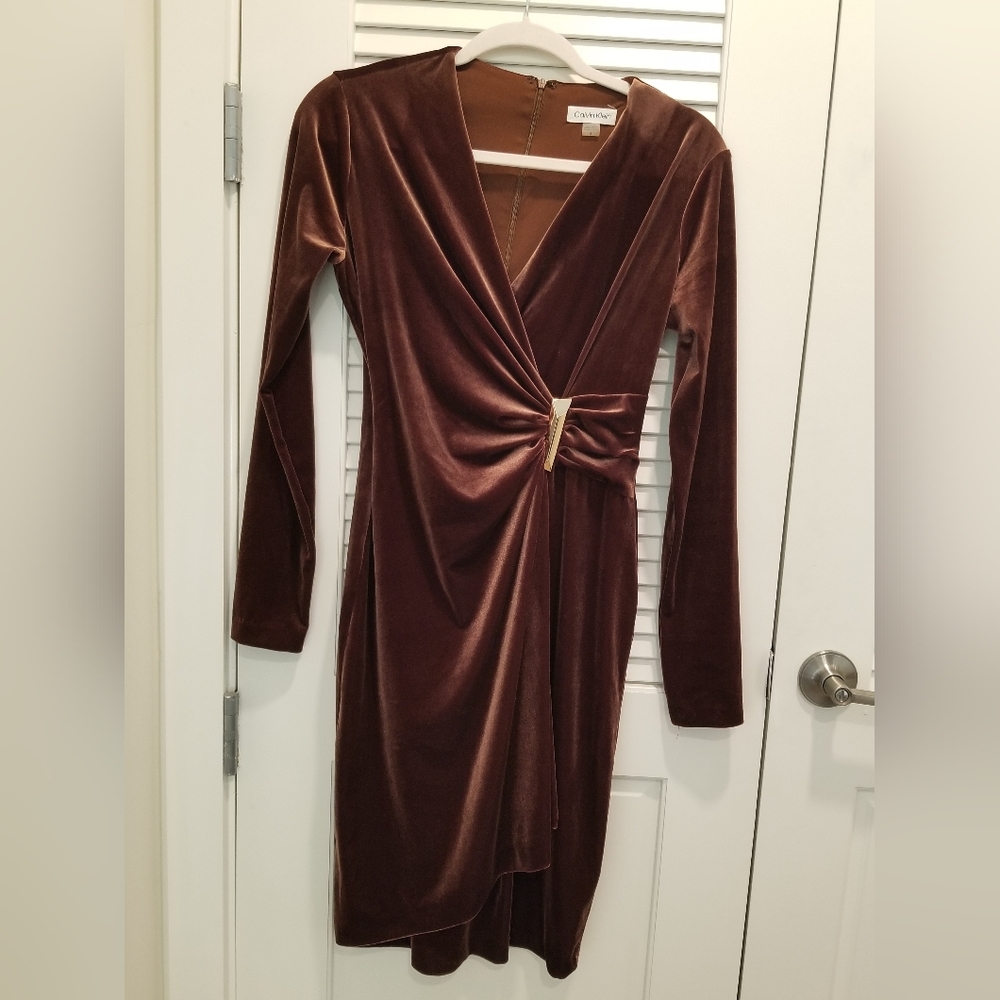 Calvin Klein Long sleeve Cocktail Dress - Size 4